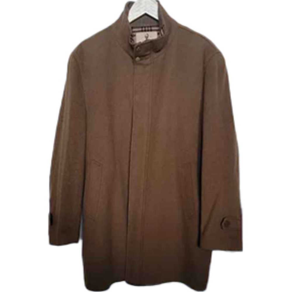 Caesar Italian Cashmere And Wool Mens Overcoat